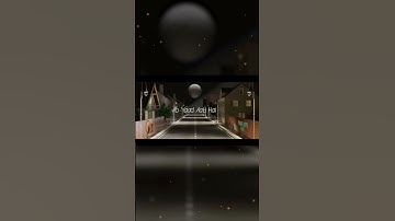 "Yaad aati hai" - Smaran Music 3D Animation Work #shorts #blender #videoediting