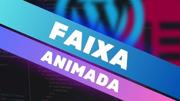 Fazendo FAIXA ANIMADA no Elementor | #webdesign #elementor #wordpress #uiux
