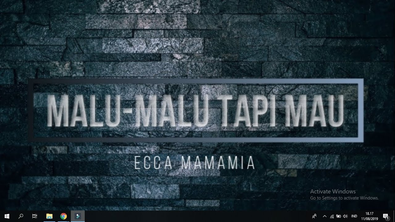 Malu Malu Tapi Mau - Ecca Mamamia (Video Lirik)