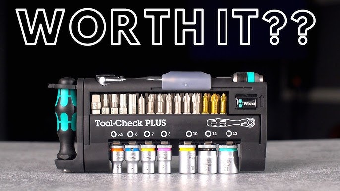 Wera Tools WER05056491001 Tool-Check Plus Bit Ratchet Set with 0.25  in.Sockets, 14 Piece