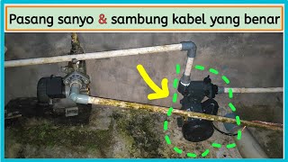 How to install a water pump/Sanyo & connect the cables correctly
