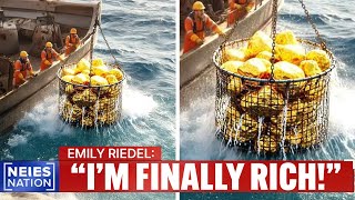 Celebrity Emily Riedel Hits $75M Gold Jackpot on the shores of Norton Sound, Alaska | Bering Sea Gold Net Worth