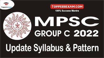 Syllabus & Pattern For MPSC GROUP C | Exam Date 3 April 2022 | Solved Paper | Important Books