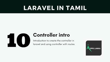 Laravelin Tamil Part 010 - Creating controllers in laravel