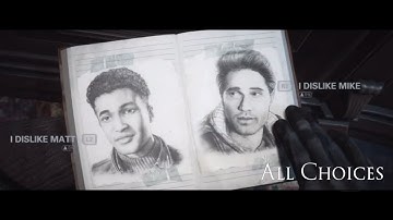 “I Dislike” All Characters, All Dr. Hill Reactions - Until Dawn Remake