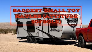 Small toy hauler TONS of space for TOYS (ATTITUDE 20FBGLE) the most room for side by sides IMO by WROH 3,717 views 9 months ago 4 minutes, 27 seconds
