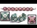 Beading4perfectionists: &quot;Be Mine for Valentine&quot; bracelet with RounDuo beads beading tutorial