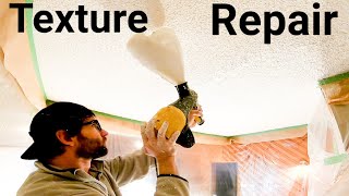 Ceiling texture repair