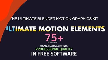 ULTIMATE 2D Intro Elements pack for Blender [Blender 3D]