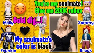 ❤ TEXT TO SPEECH  My Soulmate Is A Rich Boy ✨ Roblox Story