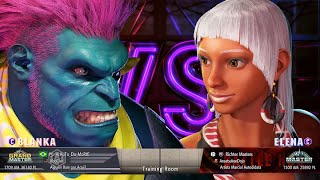 Street Fighter 6 - ArAuTo_Da_MoRtE (Blanka) vs Richter Masters (Elena)