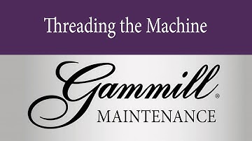 Threading the machine