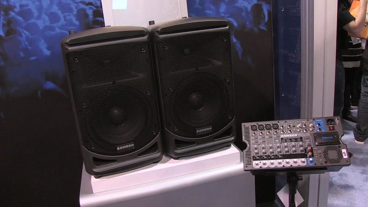 Samson Expedition XP1000 Portable PA at NAMM 2014 YouTube