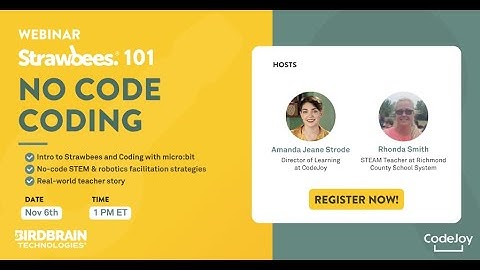 Strawbees 101: No-Code Coding with CodeJoy