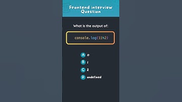 Javascript interview question Quiz 87 #javascript #react #interview #developer #coding  #programming