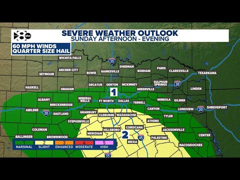 LIVE RADAR: Storms move into North Texas Sunday, latest forecast and ...