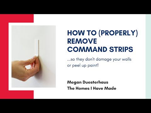 How to Remove Command Strips (Without Damaging Your Walls!) - The Homes I  Have Made