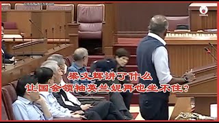 这位非选区议员的言行  让新加坡国会领袖英兰妮再也坐不住？