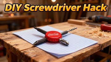 How to make simple Screwdriver! 😍  #diy    #tools #tips #tricks #trending  #shorts