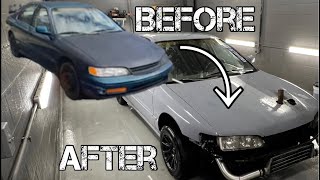 Building a TURBOCHARGED 1994 Honda Accord in 10 Minutes!