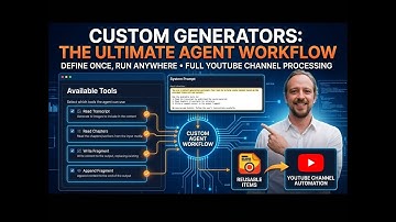 How to use Custom Generators and integrate into the ultimate workflow
