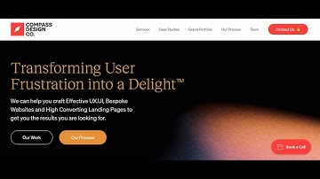 Compass Design Website Clone Tutorial | HTML, CSS & JavaScript Preview | Farhan Code Corner
