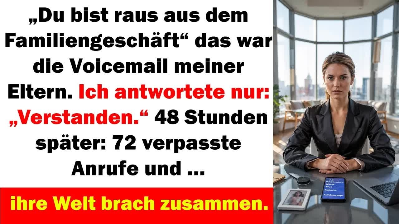 „Du bist raus aus dem Familiengeschäft“ – 72 Anrufe später merkten sie, was sie verloren hatten
