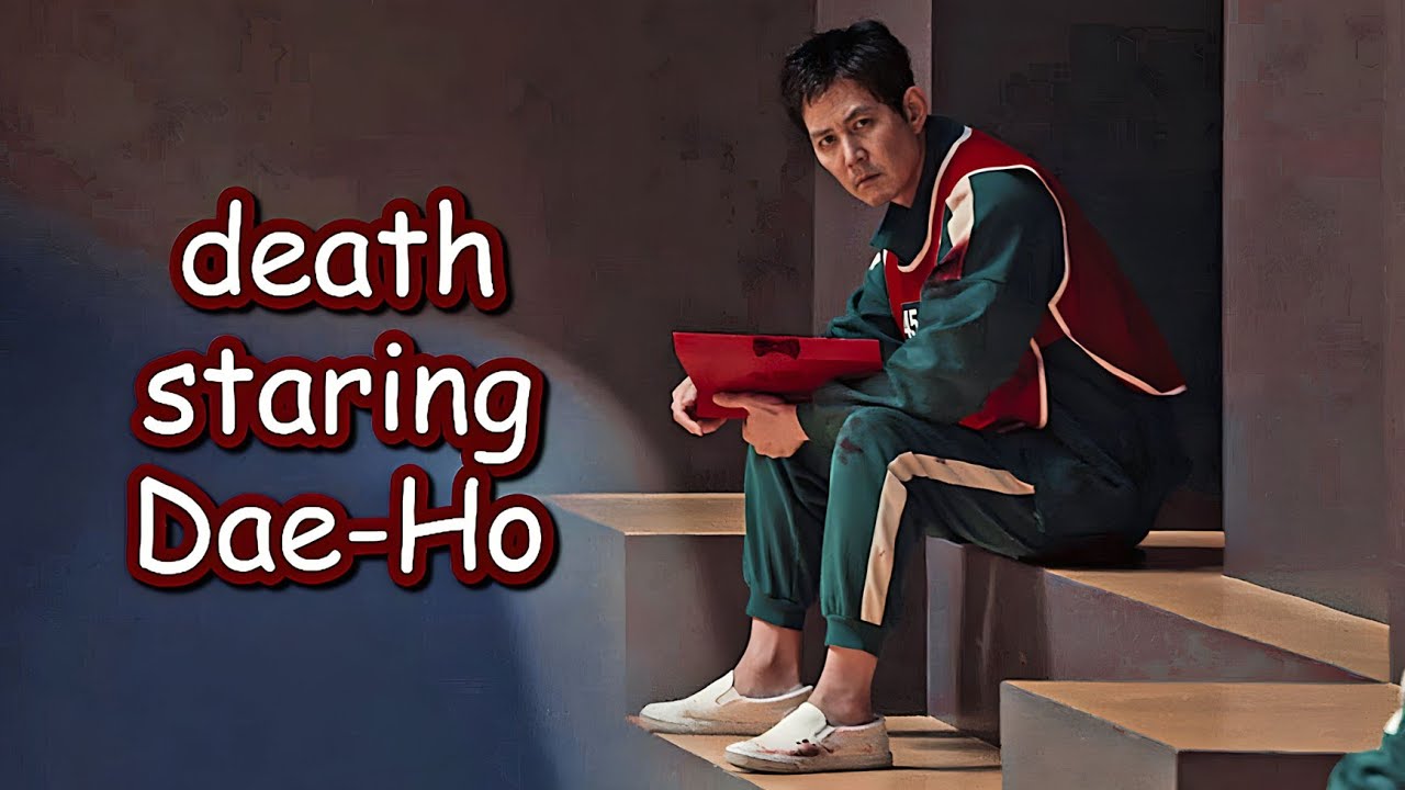 Seong Gi-Hun giving Dae-Ho death stares for almost 3 minutes.