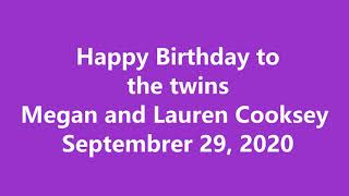 Cooksey Twins Birthday 9/27/2020