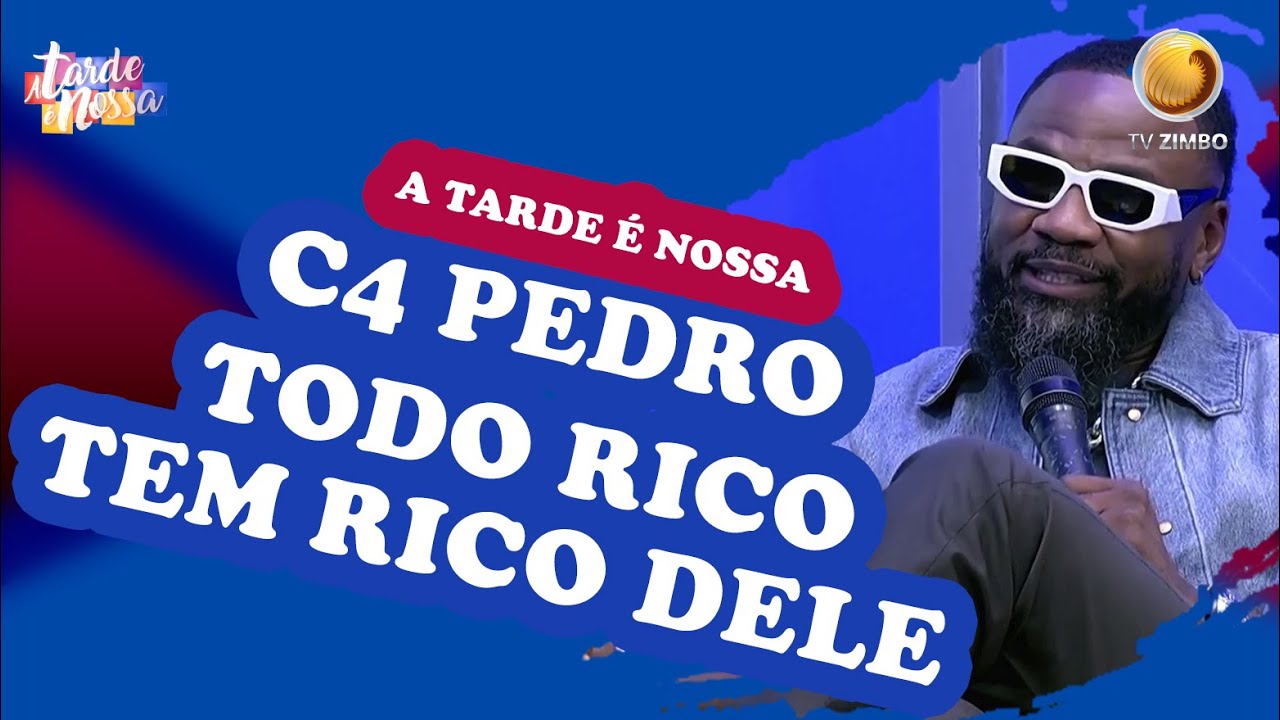 C4 PEDRO fala do seu show| A tarde é nossa| TV ZIMBO