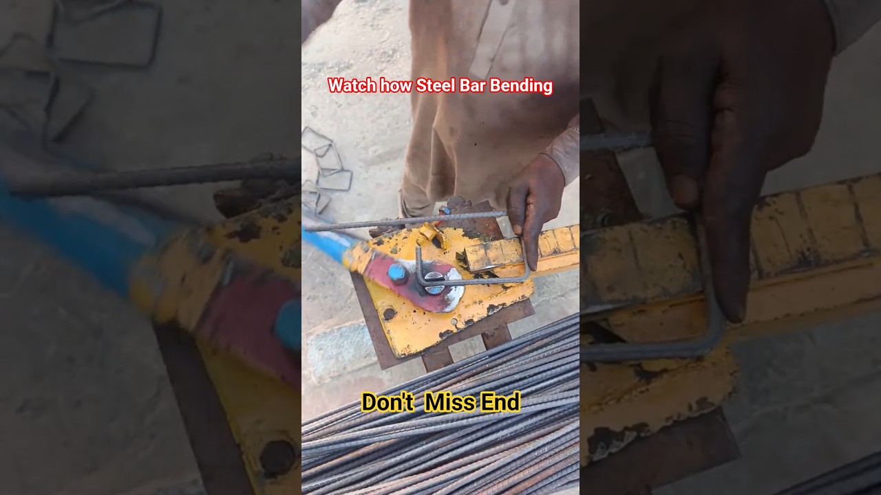 Steel Bar Art in Motion | Satisfying Bending & Cutting ✨