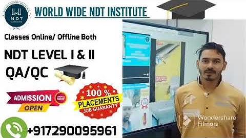 NDT QAQC Course Student Review | ASNT Level-2 | Training and Placement