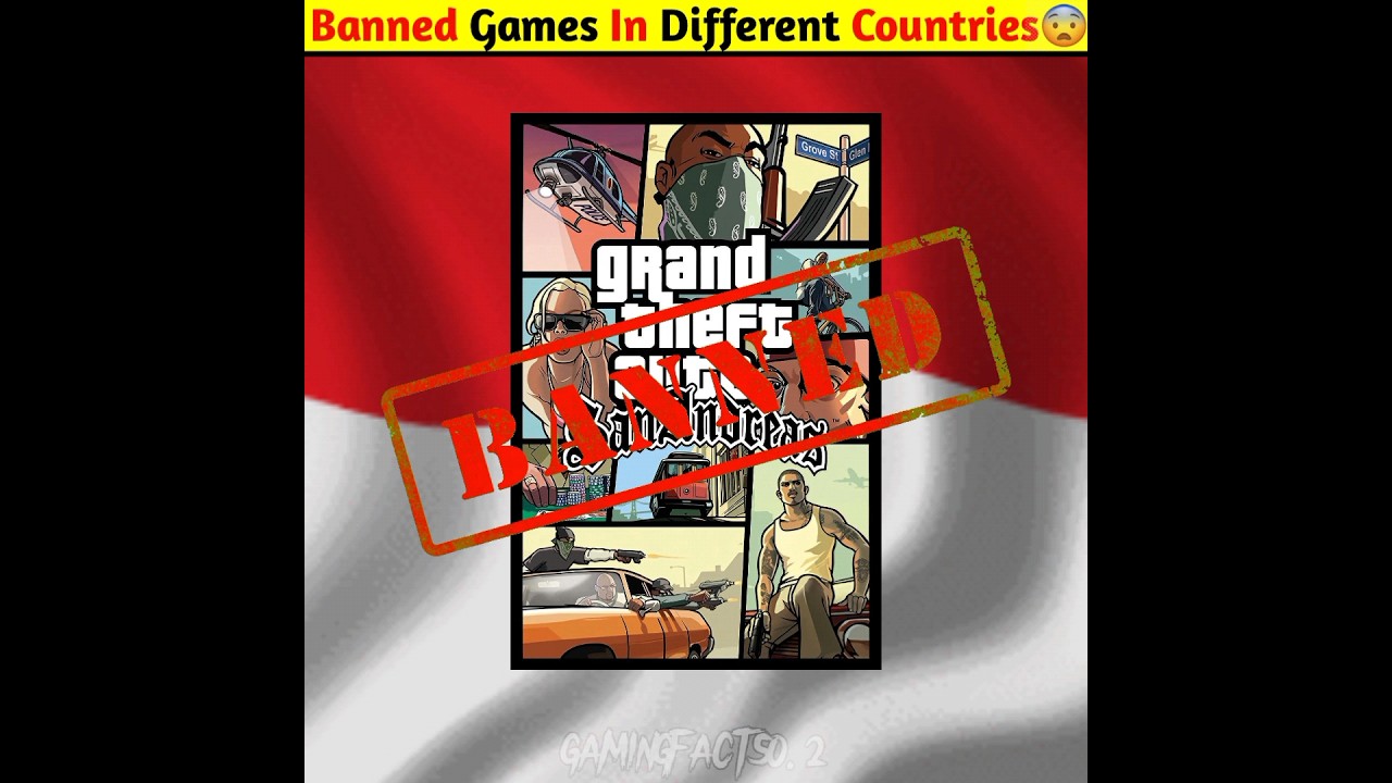 Popular Games That Banned In Different Countries 😮🔥! 