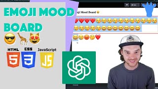 Emoji Mood Board | ChatGPT Challenge