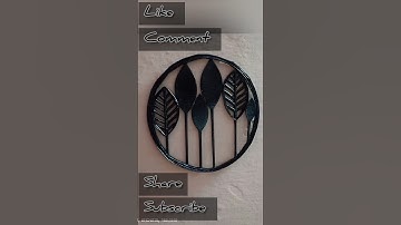 Home Decor Idea From Waste Material 😍|Best Out Of Waste Idea 💡|Amazing Wall Decor Idea|#shorts