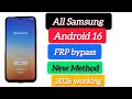 All Samsung Android 16 frp bypass unlock tool