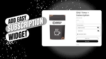 How to add Easy Subscription Widget in your Shopify Store