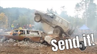 Pathfinder destruction! Check out this '91 Nissan get destroyed! Pathfinder destruction! Check out this '91 Nissan get destroyed!