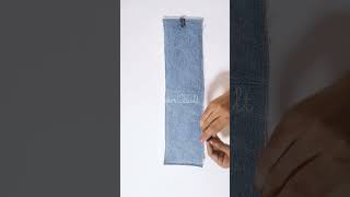 DIY Crossbody Bag Out of Old Jeans  diy  recycle  reuse  handmade  sewing  oldjeans