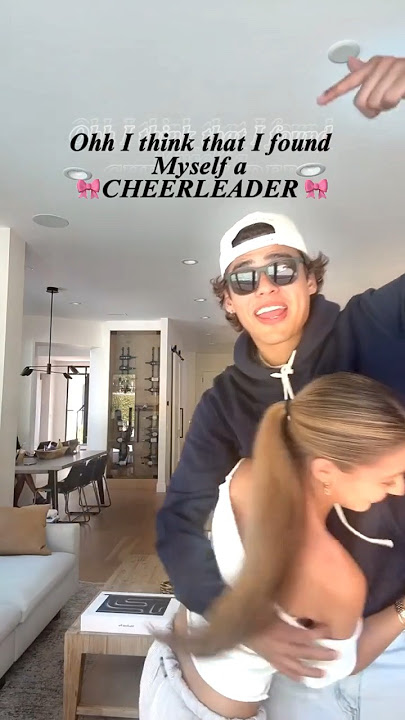 Andrew found his cheerleader♥️#lexirivera #andrewdavila #cheerleader #landrew