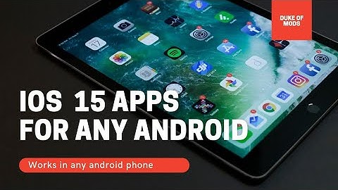 ios 15 On Any Android | Install ios 15 Apps In Any Android Without Root