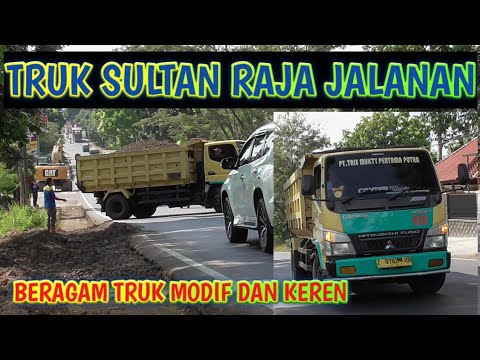 Beragam Truk  Modif dan Truk  Ekspedisi  Di  Jalur Selatan 