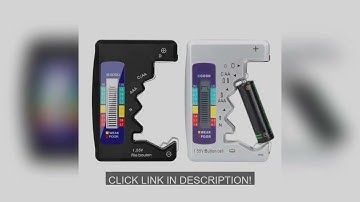 BT-886 Black Portable Battery Capacity Indicator Compact Size Lithium Battery Level Tester Digital D