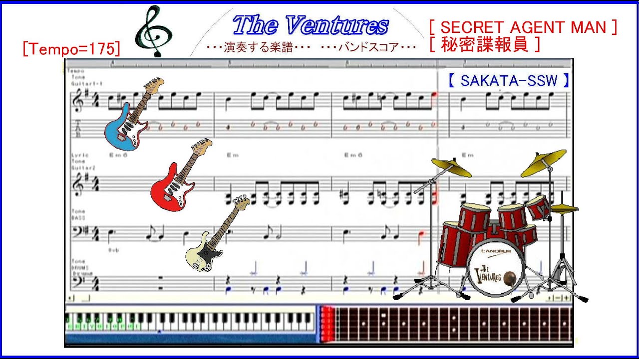 ★楽譜/アラーム/アラーム宣言/ THE ALARM/タブ譜/バンドスコア ☆楽譜/アラーム/アラーム宣言/ THE ALARM/タブ譜/バンドスコアの通販