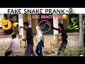 Fake snake prank   epic reactions   prank by azs