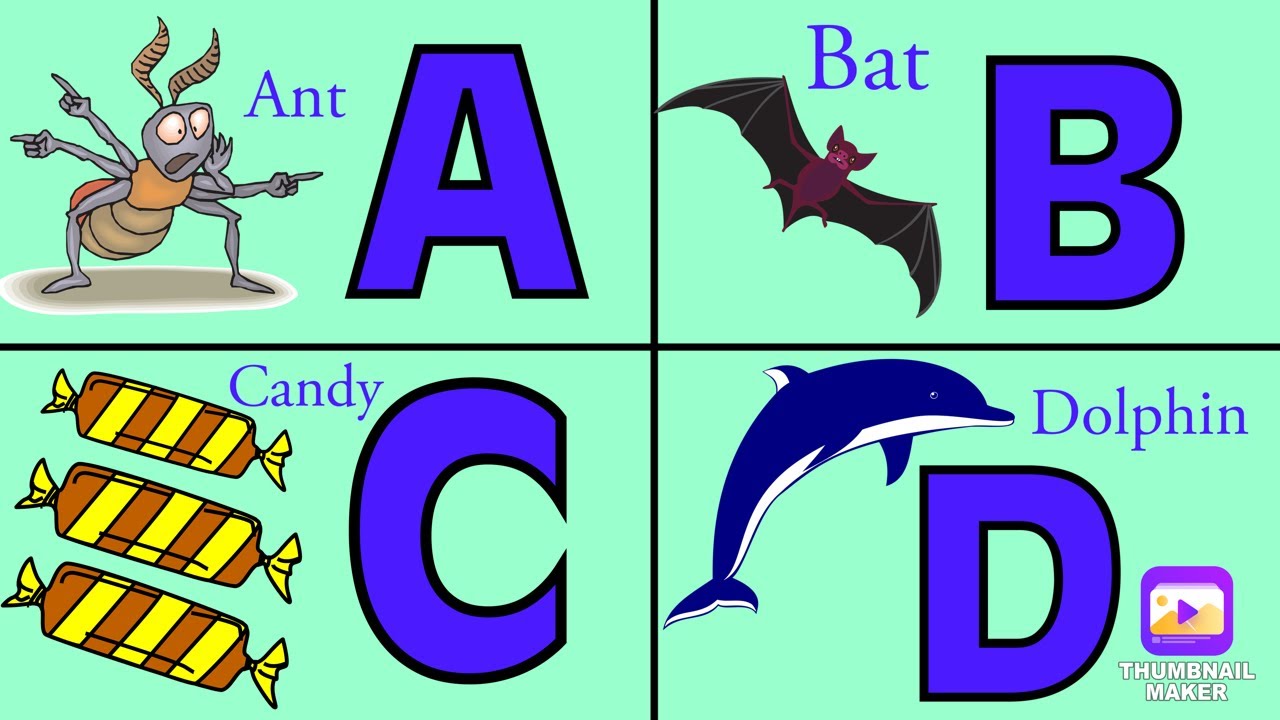 Educational videos for kids - English letters with words ...