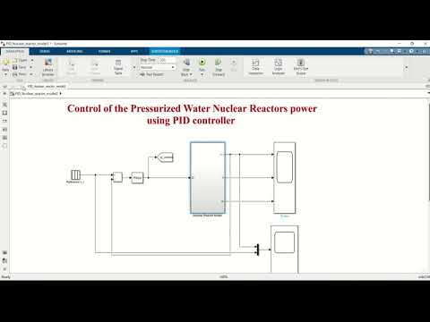 Control of the pressurized water nuclear reactors power using PID Controller: MATLAB Demonstration