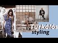 Így viseljük a turkált ruháinkat | THRIFTING AND STYLING | Lina és Panni