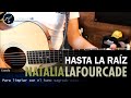 Como tocar Hasta La Raiz NATALIA LAFOURCADE | Guitarra Tutorial FACIL Christianvib