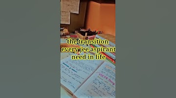 the transition every jee aspirant need in life/#ii motivation status#iit #study #jee #pw_motivation
